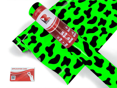 neon cow animal print Craft Vinyl Roll
