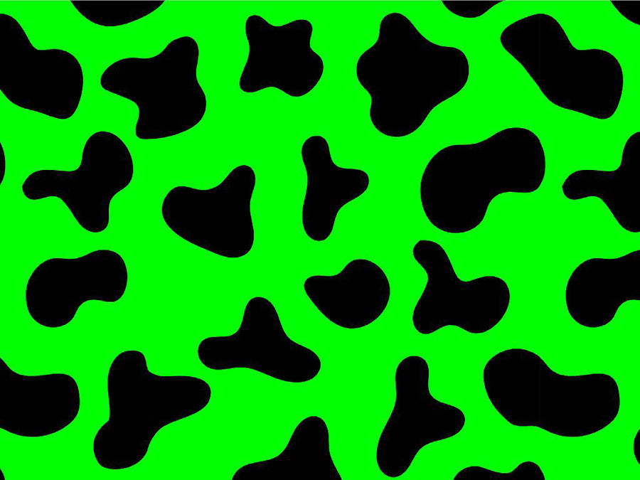 Neon Cow Vinyl Wrap Pattern~Rwraps Series 914 Digitally Printed Vinyl Wrap~0