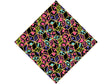 Neon Cube Tile Vinyl Wrap Pattern