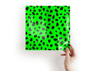 neon dalmation animal print Craft Sheets
