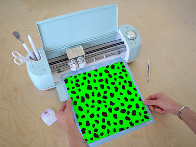 neon dalmation animal print Cricut Compatible Vinyl
