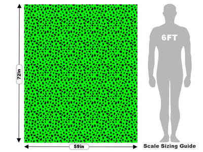 Neon Dalmation Vehicle Wrap Scale~Rwraps Series 914 Neon Dalmation Measurements~2