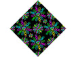 Neon DNA Mandala Vinyl Wrap Pattern