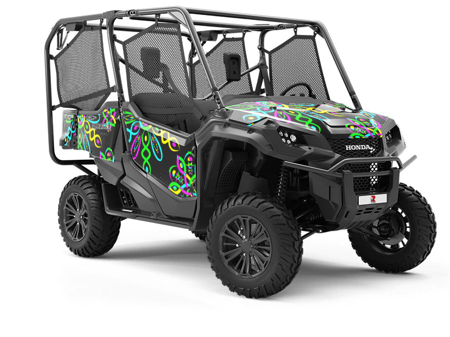 Neon DNA Mandala Utility Vehicle Vinyl Wrap