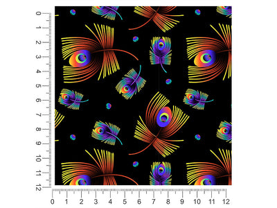 neon eyes bird 1ft x 1ft Craft Sheets