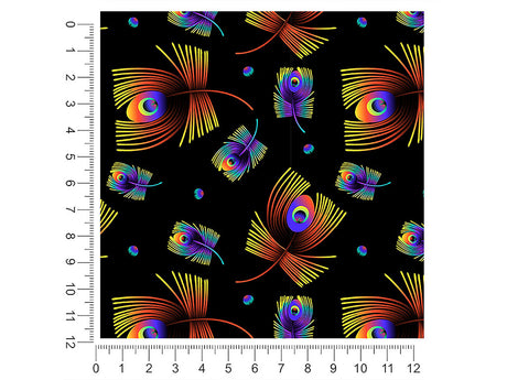neon eyes bird 1ft x 1ft Craft Sheets