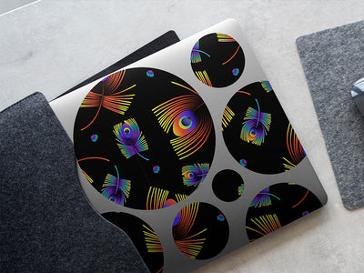 neon eyes bird DIY Laptop Stickers