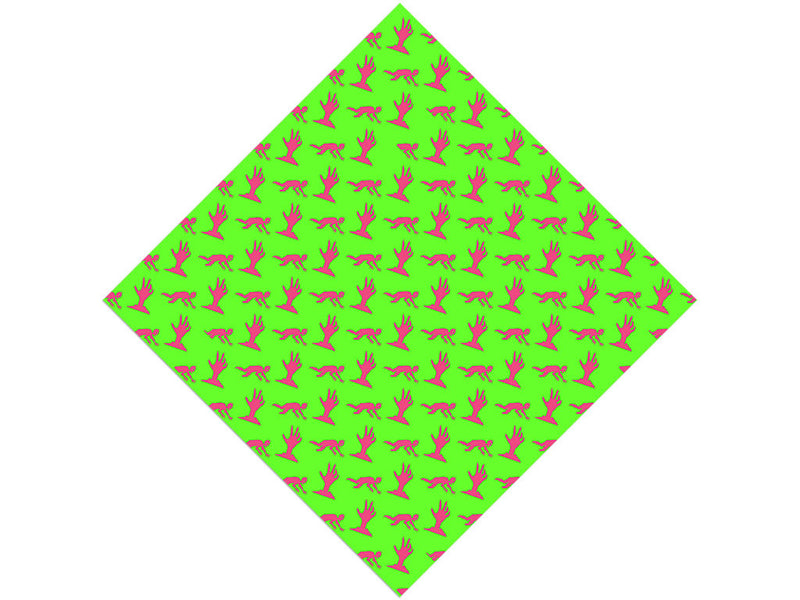 Neon Frights Zombie Vinyl Wrap Pattern
