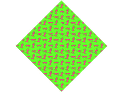 Neon Frights Zombie Vinyl Wrap Pattern