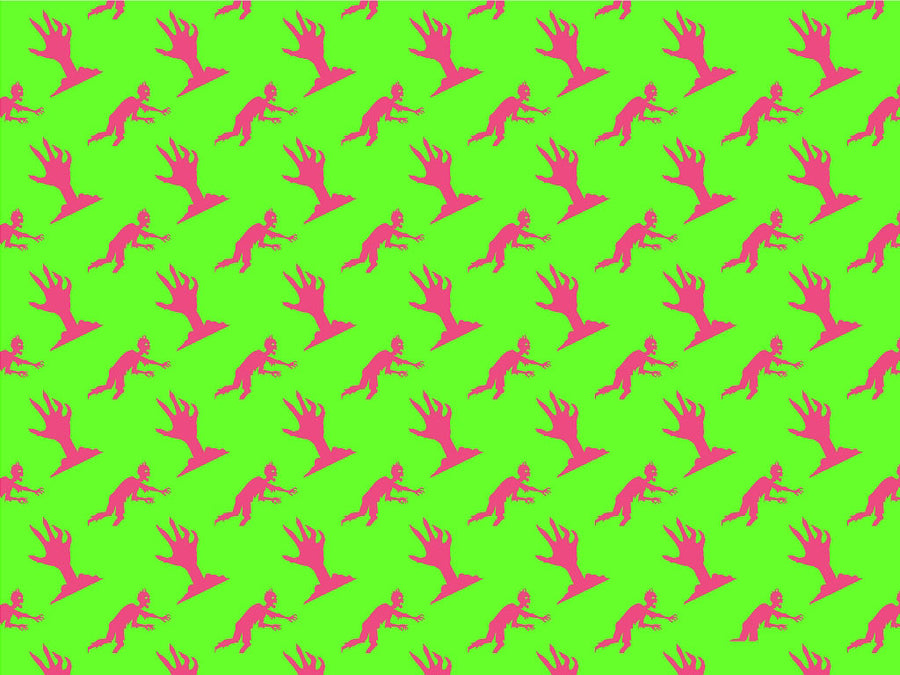 Neon Frights Zombie Vinyl Wrap Pattern~Rwraps Series 914 Digitally Printed Vinyl Wrap~0
