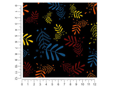 neon fronds floral 1ft x 1ft Craft Sheets