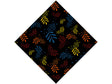 Neon Fronds Floral Vinyl Wrap Pattern