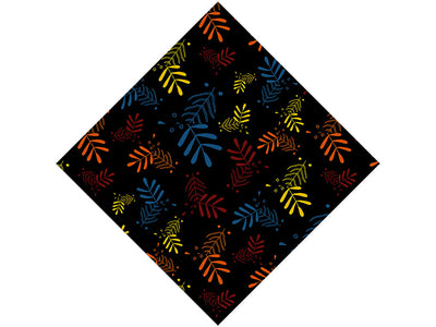 Neon Fronds Floral Vinyl Wrap Pattern