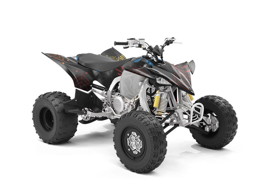 Neon Fronds Floral ATV Wrapping Vinyl