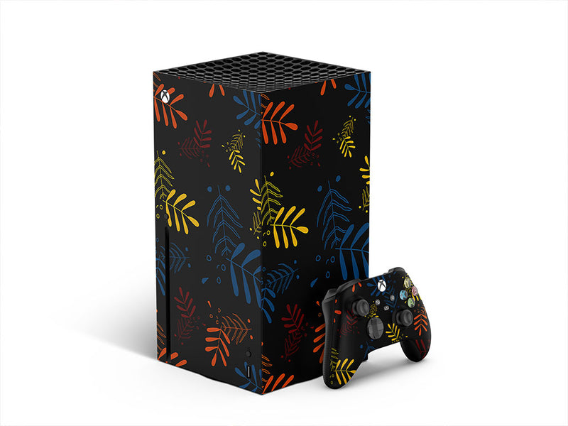 neon fronds floral XBOX DIY Decal