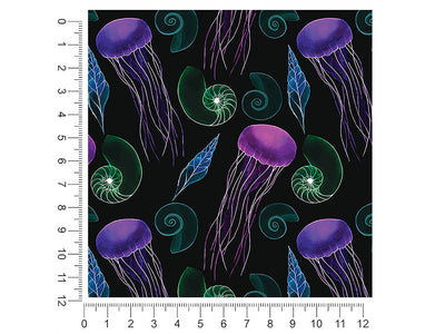 neon jellies salt water 1ft x 1ft Craft Sheets
