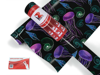 neon jellies salt water Craft Vinyl Roll