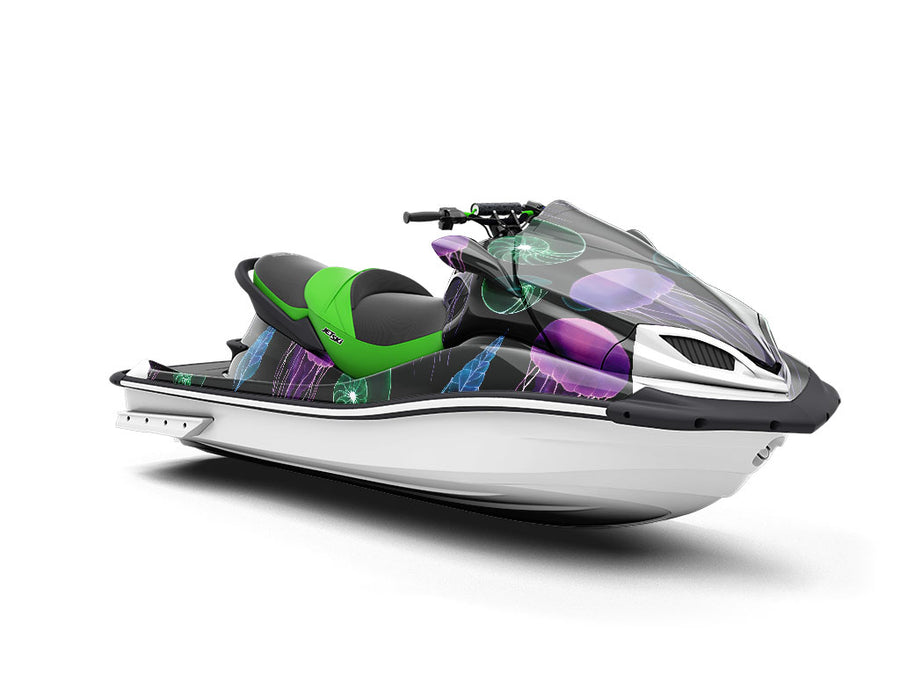 Neon Jellies Marine Life Jet Ski Vinyl Customized Wrap