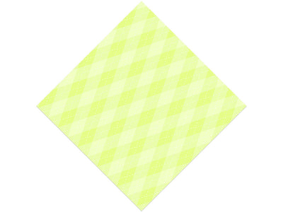 Neon Lemon Argyle Vinyl Wrap Pattern