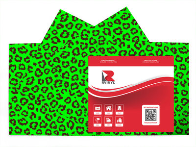 neon leopard animal print Craft Vinyl Sheet Pack