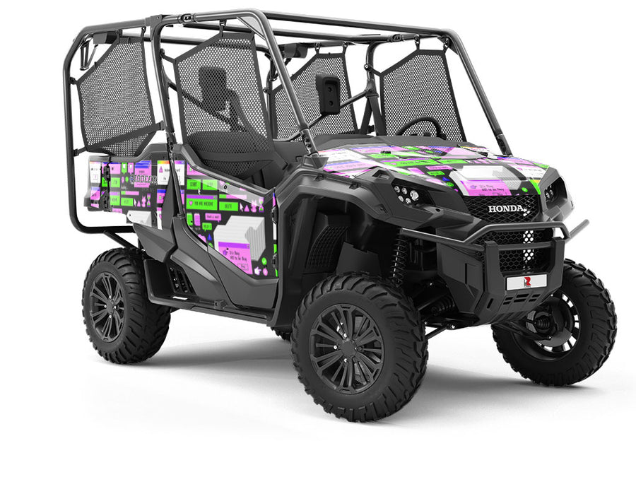Neon Nostalgia Technology Utility Vehicle Vinyl Wrap