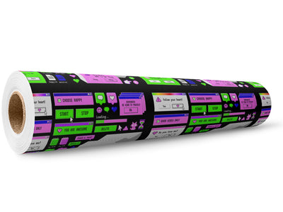 Neon Nostalgia Technology Wrap Film Wholesale Roll~Rwraps Series 914 Digitally Printed Vinyl Roll~5