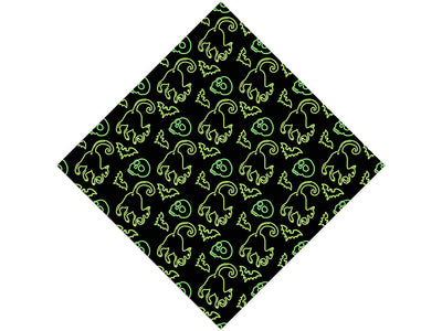 Neon Omens Halloween Vinyl Wrap Pattern