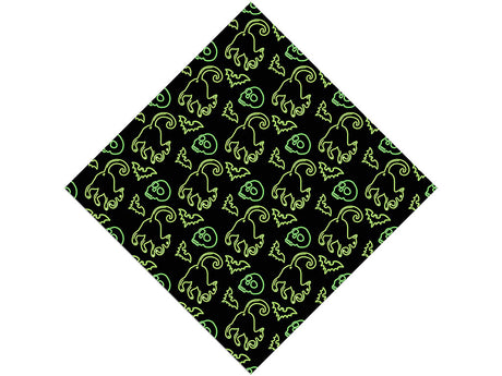 Neon Omens Halloween Vinyl Wrap Pattern