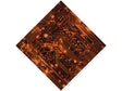 Neon Orange Technology Vinyl Wrap Pattern~Rwraps Series 914 Digitally Printed Vinyl Wrap~0