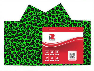 neon panther animal print Craft Vinyl Sheet Pack