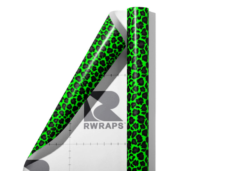 Neon Panther Wrap Film Sheets~Rwraps Series 914 Neon Panther Scrolled Sheet~5