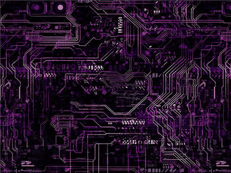 Neon Purple Technology Vinyl Wrap Pattern~Rwraps Series 914 Digitally Printed Vinyl Wrap~0
