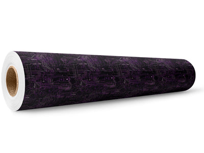 Neon Purple Technology Wrap Film Wholesale Roll~Rwraps Series 914 Digitally Printed Vinyl Roll~5