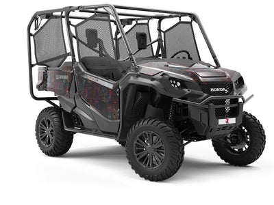 Neon Rainbow Technology Utility Vehicle Vinyl Wrap