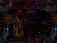 Neon Rainbow Technology Vinyl Wrap Pattern~Rwraps Series 914 Digitally Printed Vinyl Wrap~0