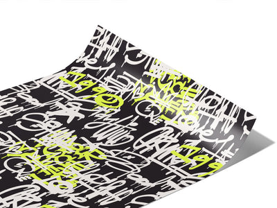 Neon Realness Graffiti Vinyl Wraps~Rwraps Series 914 Digitally Printed Vinyl Wrap~1