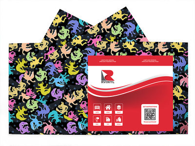 neon salamanders fresh water Craft Vinyl Sheet Pack