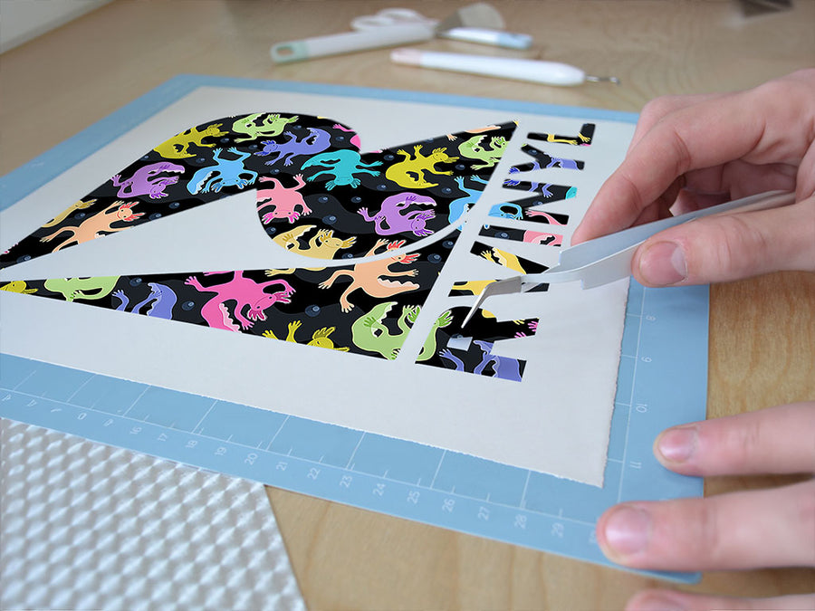 neon salamanders fresh water Easy Weed Craft Vinyl