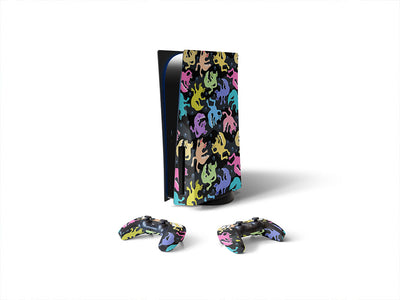 neon salamanders fresh water Sony PS5 DIY Skin