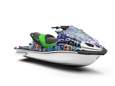 Neon Scuba Sport Jet Ski Vinyl Customized Wrap