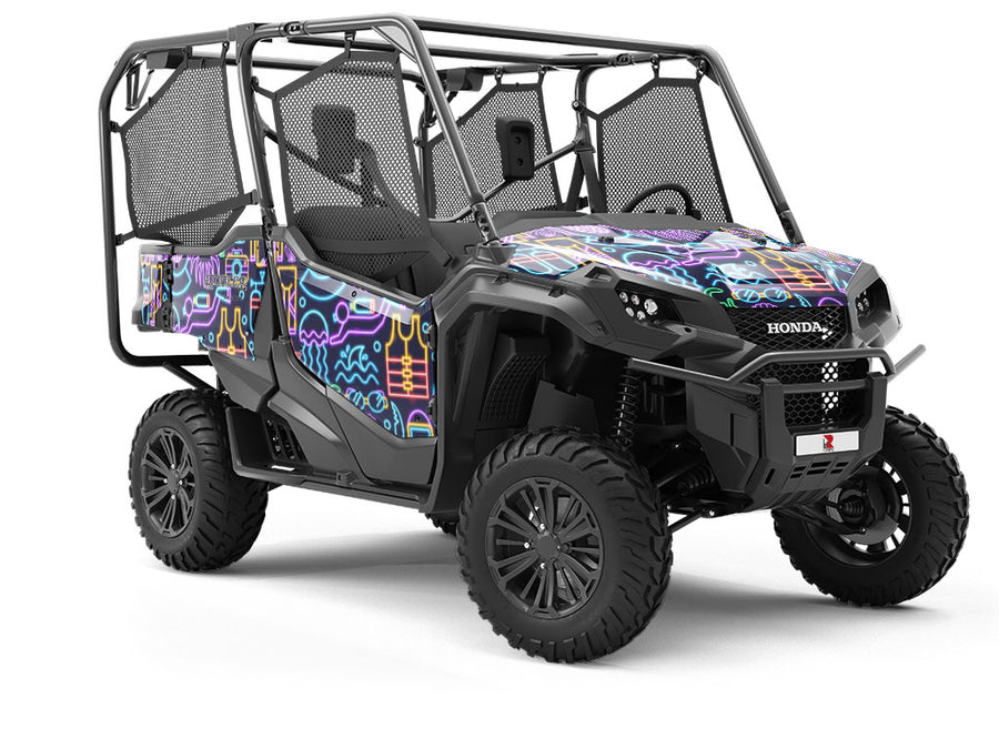 Neon Scuba Sport Utility Vehicle Vinyl Wrap