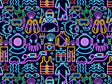 Neon Scuba Sport Vinyl Wrap Pattern~Rwraps Series 914 Digitally Printed Vinyl Wrap~0
