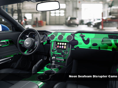 Neon Seafoam Disrupter Camo Dash Kit Finish