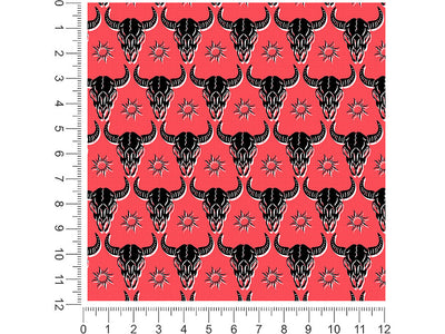 neon skulls animal 1ft x 1ft Craft Sheets