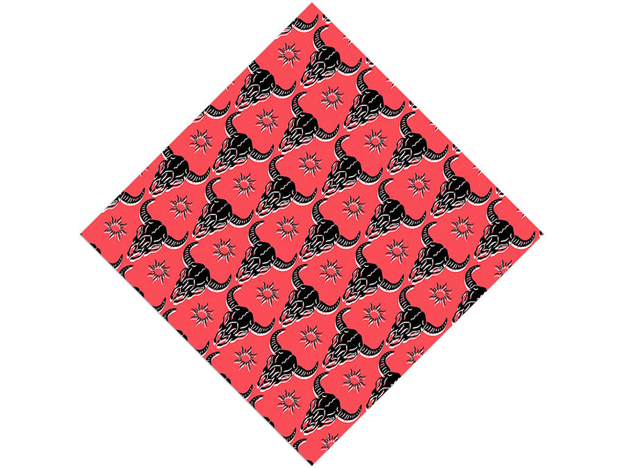 Neon Skulls Animal Vinyl Wrap Pattern