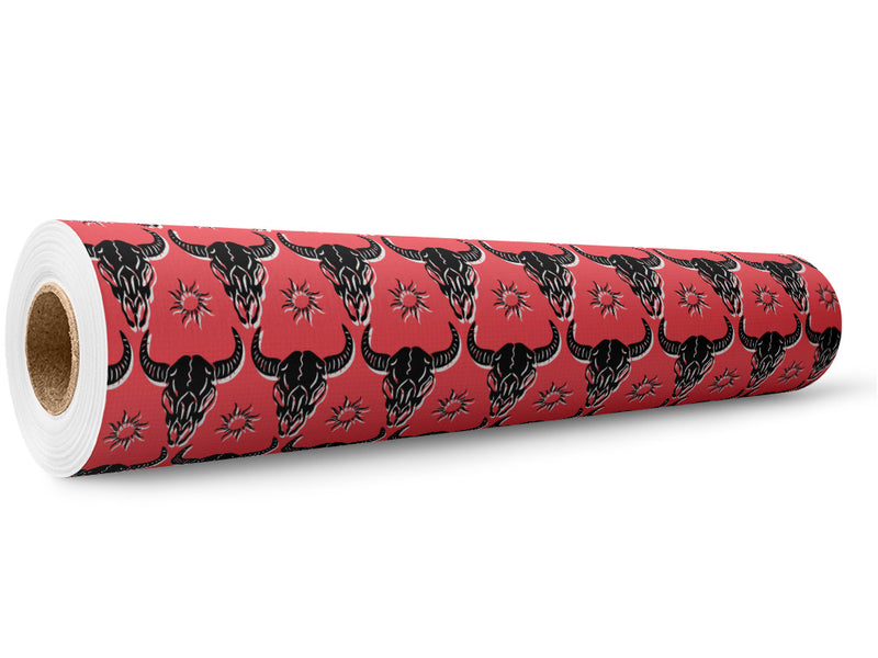 Neon Skulls Animal Wrap Film Wholesale Roll~Rwraps Series 914 Digitally Printed Vinyl Roll~5