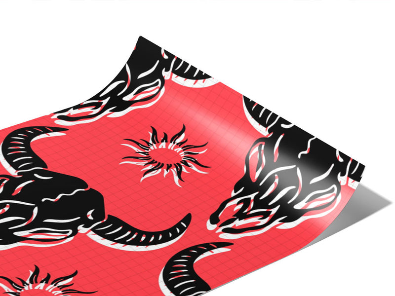 Neon Skulls Animal Vinyl Wraps~Rwraps Series 914 Digitally Printed Vinyl Wrap~0