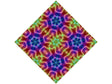 Neon Snowflake Mandala Vinyl Wrap Pattern