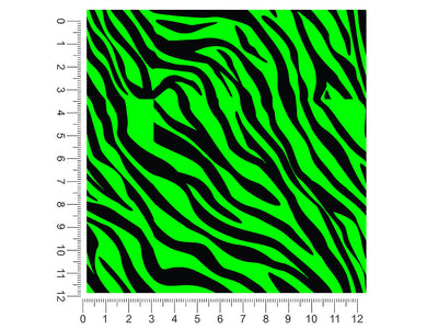 neon tiger animal print 1ft x 1ft Craft Sheets