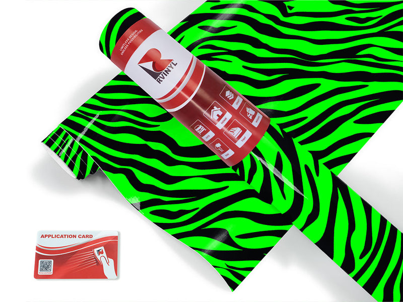neon tiger animal print Craft Vinyl Roll
